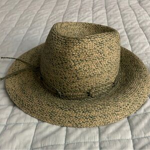 Scala Crochet Sun Hat (OLIVE) (NWT)